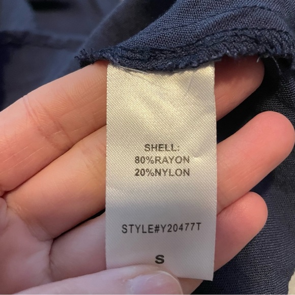 Pomander Place Tuckernuck Dutton shirt dress blue small classic - Picture 5 of 5